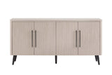 Jodie Sideboard in Whitewashed Oak by Manhattan Comfort at Eve Furniture