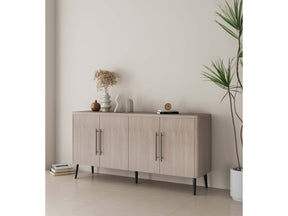 Jodie Sideboard in Whitewashed Oak by Manhattan Comfort at Eve Furniture