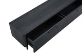 Jodie TV Stand in Charcoal Grey by Manhattan Comfort at Eve Furniture