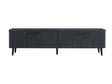 Jodie TV Stand in Charcoal Grey by Manhattan Comfort at Eve Furniture