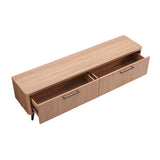 Jodie TV Stand in Maple by Manhattan Comfort at Eve Furniture