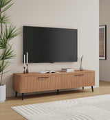 Jodie TV Stand in Maple by Manhattan Comfort at Eve Furniture