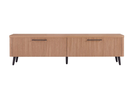 Jodie TV Stand in Maple by Manhattan Comfort at Eve Furniture