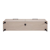 Jodie TV Stand in Whitewashed Oak by Manhattan Comfort at Eve Furniture