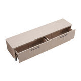 Jodie TV Stand in Whitewashed Oak by Manhattan Comfort at Eve Furniture