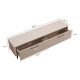Jodie TV Stand in Whitewashed Oak by Manhattan Comfort at Eve Furniture