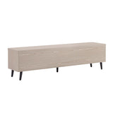 Jodie TV Stand in Whitewashed Oak by Manhattan Comfort at Eve Furniture