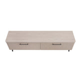 Jodie TV Stand in Whitewashed Oak by Manhattan Comfort at Eve Furniture