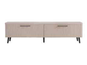 Jodie TV Stand in Whitewashed Oak by Manhattan Comfort at Eve Furniture