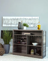 Joe Aged Oak 5-Shelf Bar Unit by Coaster at Eve Furniture