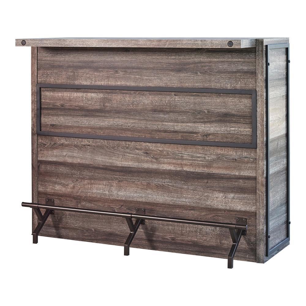 Joe Aged Oak 5-Shelf Bar Unit by Coaster at Eve Furniture