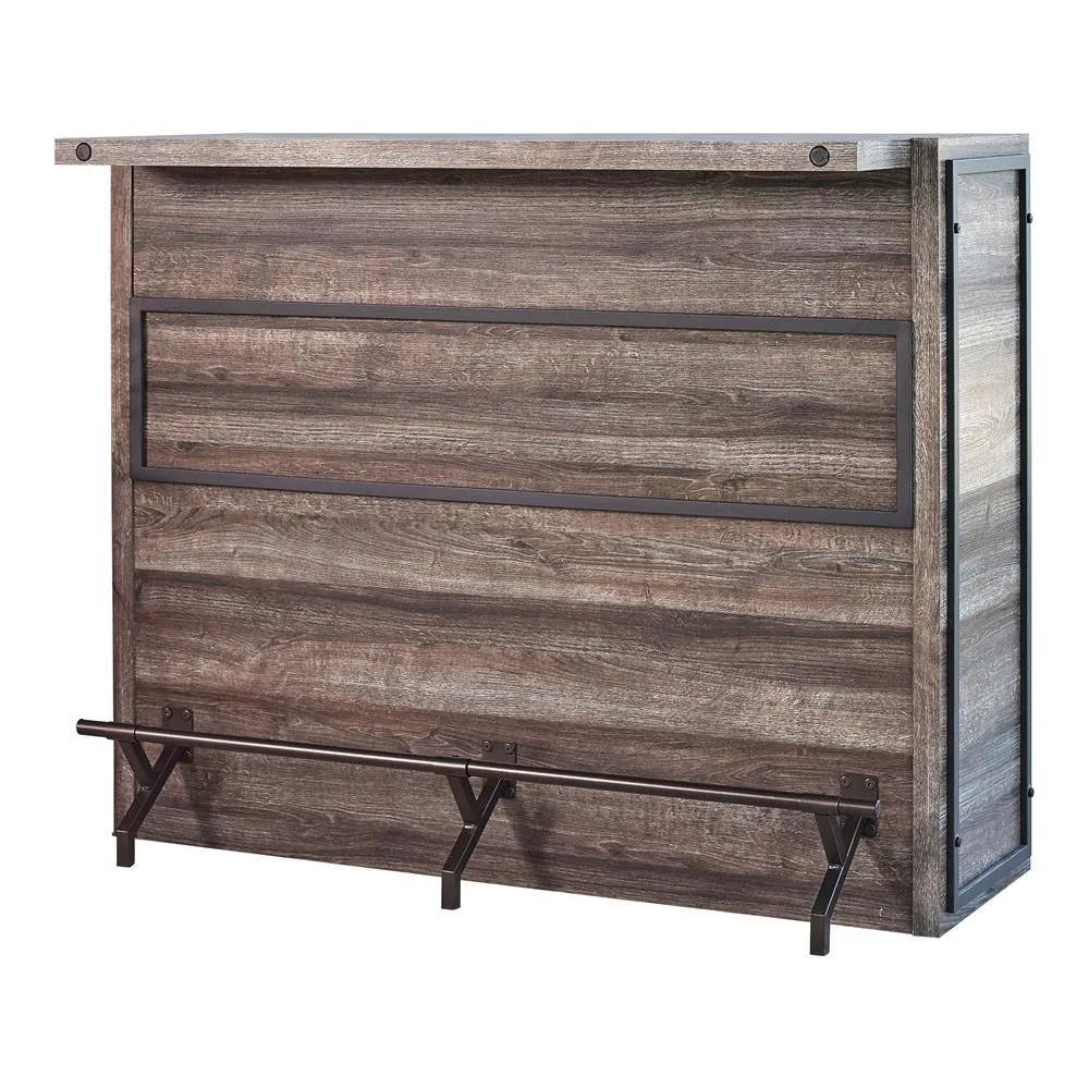 Joe Aged Oak 5-Shelf Bar Unit by Coaster at Eve Furniture