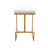 Joel Beige Boucle Counter Stool by Ashcroft Furniture at Eve Furniture