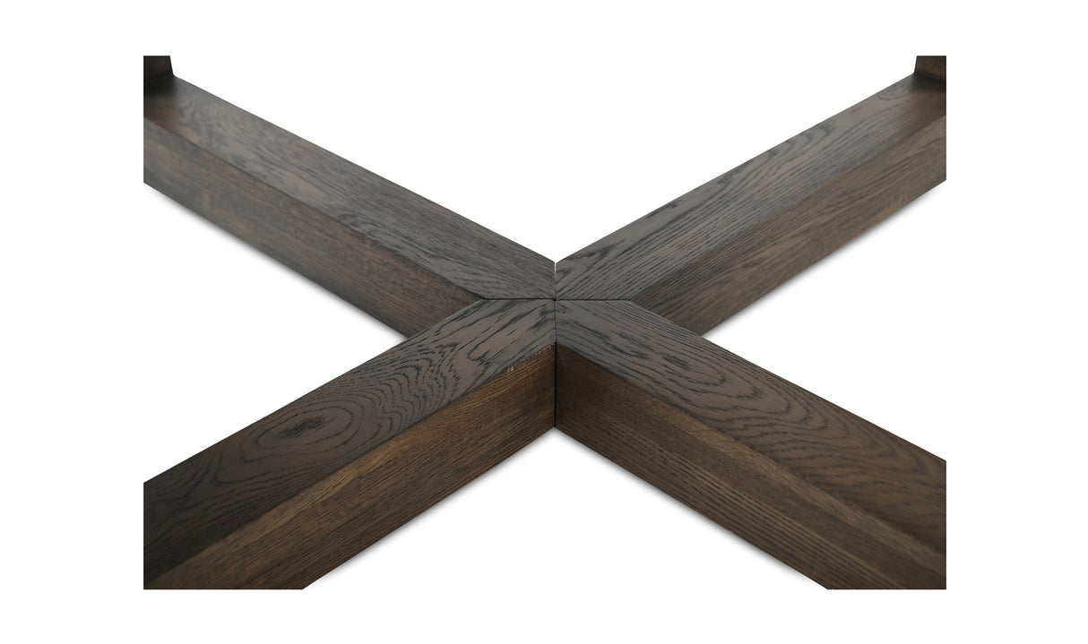 Joel Dining Table Dark Brown by Moe's Home at Eve Furniture