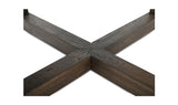 Joel Dining Table Dark Brown by Moe's Home at Eve Furniture