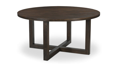 Joel Dining Table Dark Brown by Moe's Home at Eve Furniture
