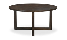 Joel Dining Table Dark Brown by Moe's Home at Eve Furniture