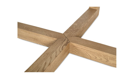 Joel Dining Table Natural by Moe's Home at Eve Furniture