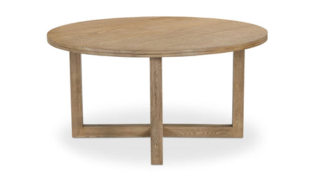 Joel Dining Table Natural by Moe's Home at Eve Furniture
