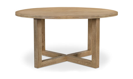 Joel Dining Table Natural by Moe's Home at Eve Furniture