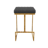 Joel Grey Boucle Counter Stool by Ashcroft Furniture at Eve Furniture