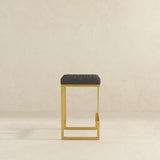 Joel Grey Boucle Counter Stool by Ashcroft Furniture at Eve Furniture