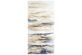 Joely Blue/Tan Wall Art by Ashley at Eve Furniture