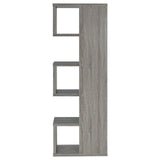 Joey Weathered Gray 5-Tier Bookcase