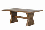 Johannes Rustic Oak 7-Piece Dining Room Set