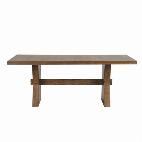 Johannes Rustic Oak 7-Piece Dining Room Set by Furniture of America at Eve Furniture