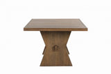 Johannes Rustic Oak 7-Piece Dining Room Set