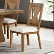 Johannes Rustic Oak Side Chair Set of 2 by Furniture of America at Eve Furniture