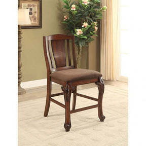 Johannesburg Brown Cherry Counter Height Table by Furniture of America at Eve Furniture
