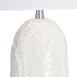 Johanson White/Silver Table Lamp by Crestview at Eve Furniture