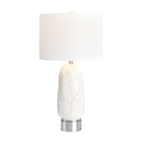 Johanson White/Silver Table Lamp by Crestview at Eve Furniture
