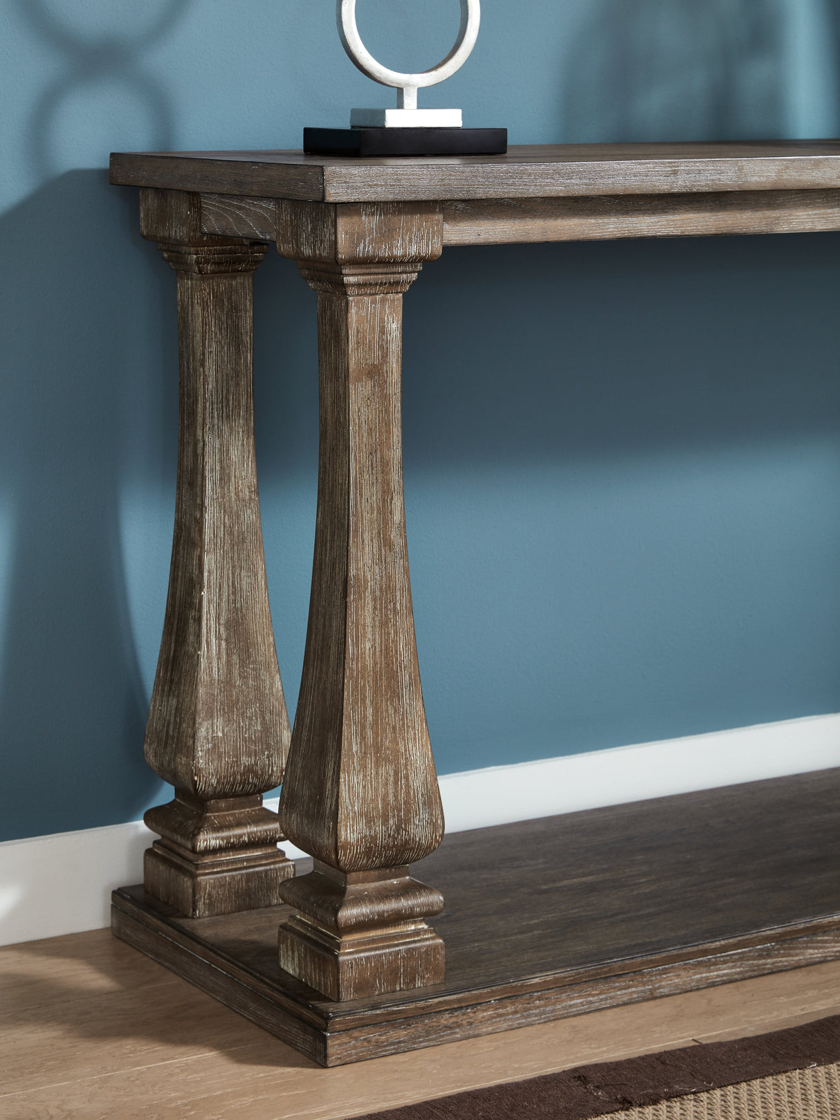 Johnelle Gray Sofa Table by Ashley at Eve Furniture