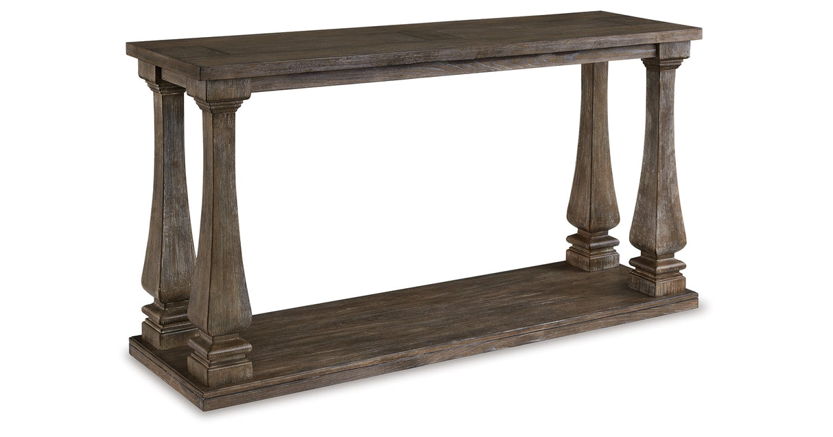 Johnelle Gray Sofa Table by Ashley at Eve Furniture