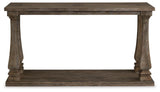 Johnelle Gray Sofa Table by Ashley at Eve Furniture