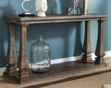 Johnelle Gray Sofa Table by Ashley at Eve Furniture