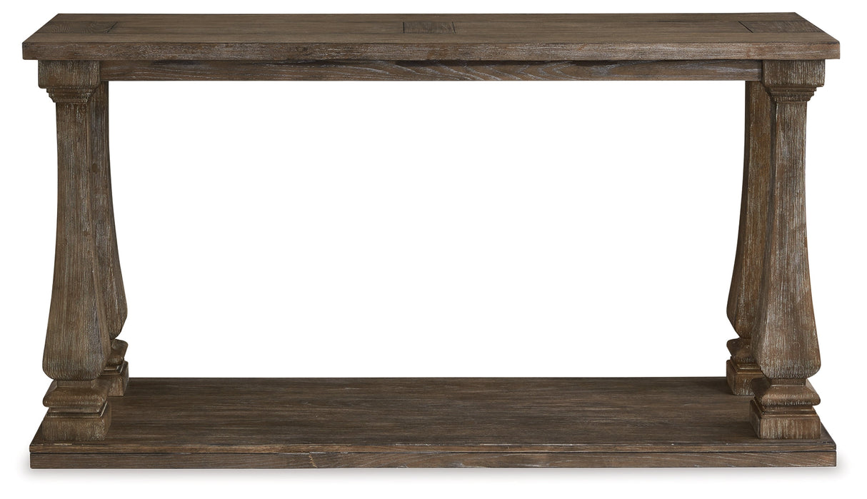 Johnelle Gray Sofa Table by Ashley at Eve Furniture