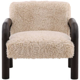 Johnson Chair, Sand by Dovetail at Eve Furniture