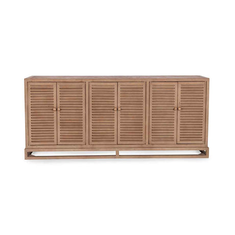Jolen 6 Door Buffet - Distressed Brown by Classic Home at Eve Furniture