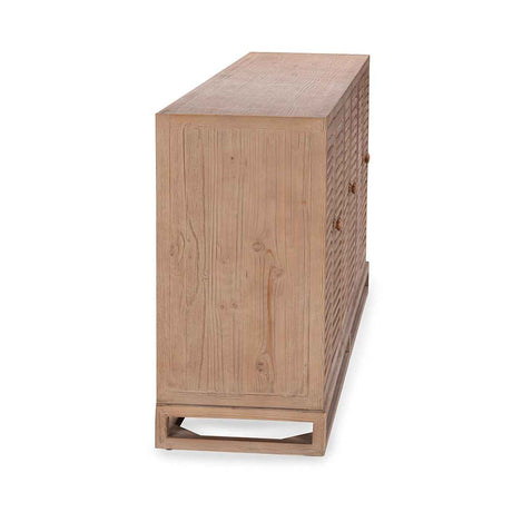 Jolen 6 Door Buffet - Distressed Brown by Classic Home at Eve Furniture