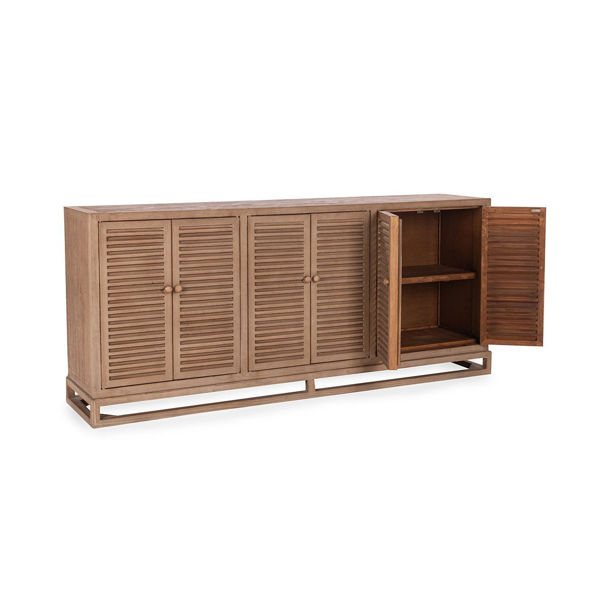 Jolen 6 Door Buffet - Distressed Brown by Classic Home at Eve Furniture
