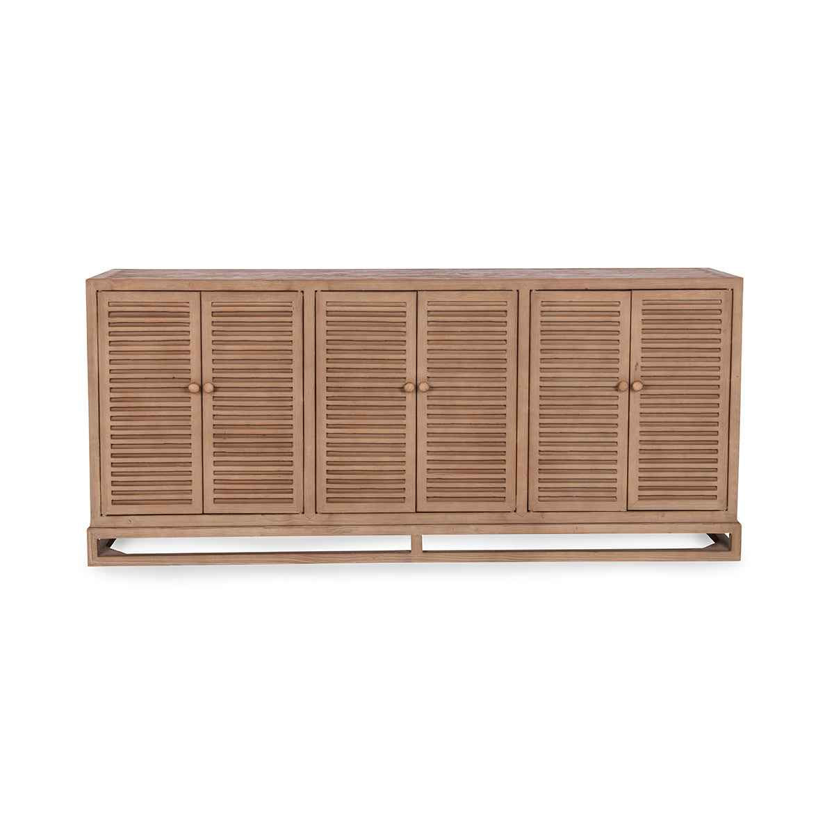 Jolen Distressed Brown 6 Door Buffet by Classic Home at Eve Furniture