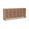 Jolen Distressed Brown 6 Door Buffet by Classic Home at Eve Furniture