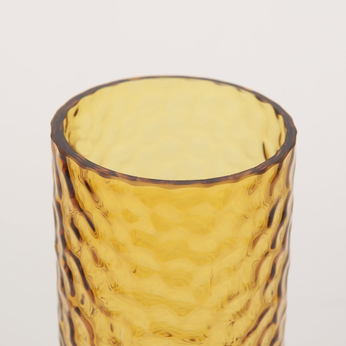 Jolene 11.8" Amber Waterglass Glass Vase by Mercana at Eve Furniture