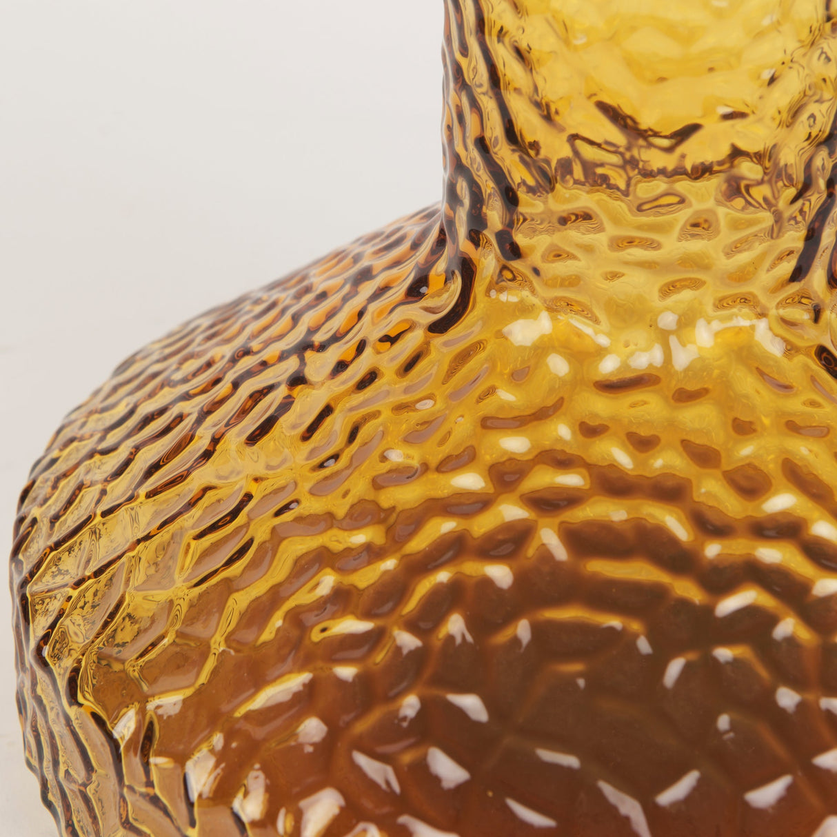 Jolene 11.8" Amber Waterglass Glass Vase by Mercana at Eve Furniture