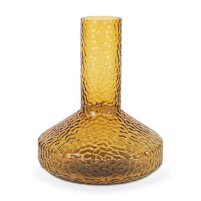 Jolene 11.8" Amber Waterglass Glass Vase by Mercana at Eve Furniture