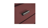 Jolene 6 Drawer Dresser Deep Red by Moe's Home at Eve Furniture